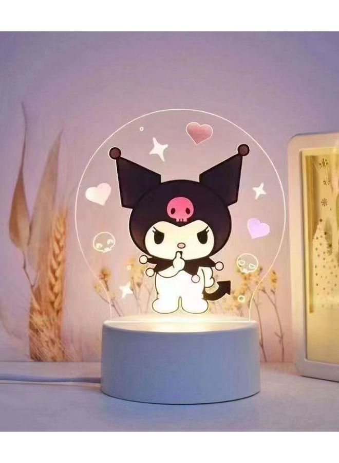 3D Nightlight Festival Promotional Advertising Gift Pattern Color Printing UV Colorful Table Lamp Creative Gift-Specifications:USB Tri-color Variable Band 501 Switch-Dimensions:UV Custom 4  - Image 1