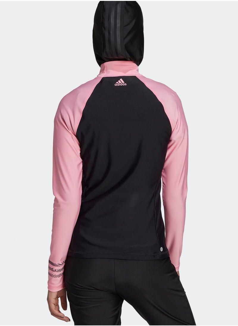 Adidas - Logo Swim Rashguard - Image 1