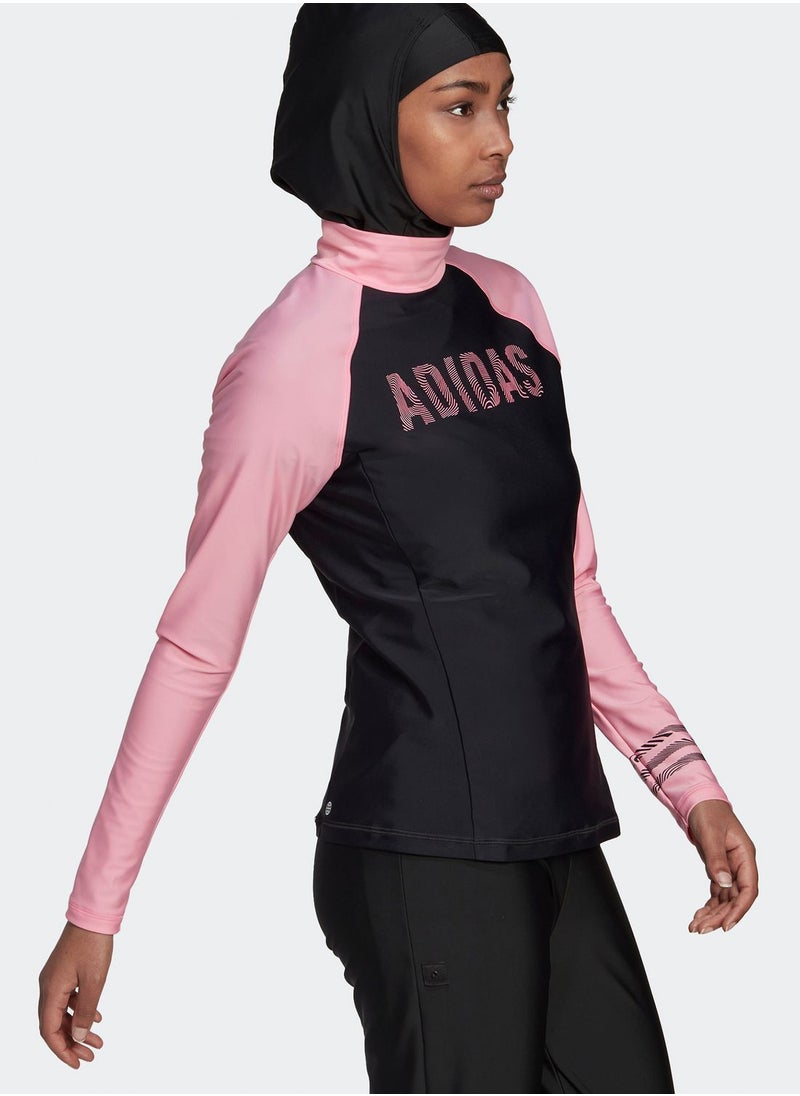 Adidas - Logo Swim Rashguard - Image 1