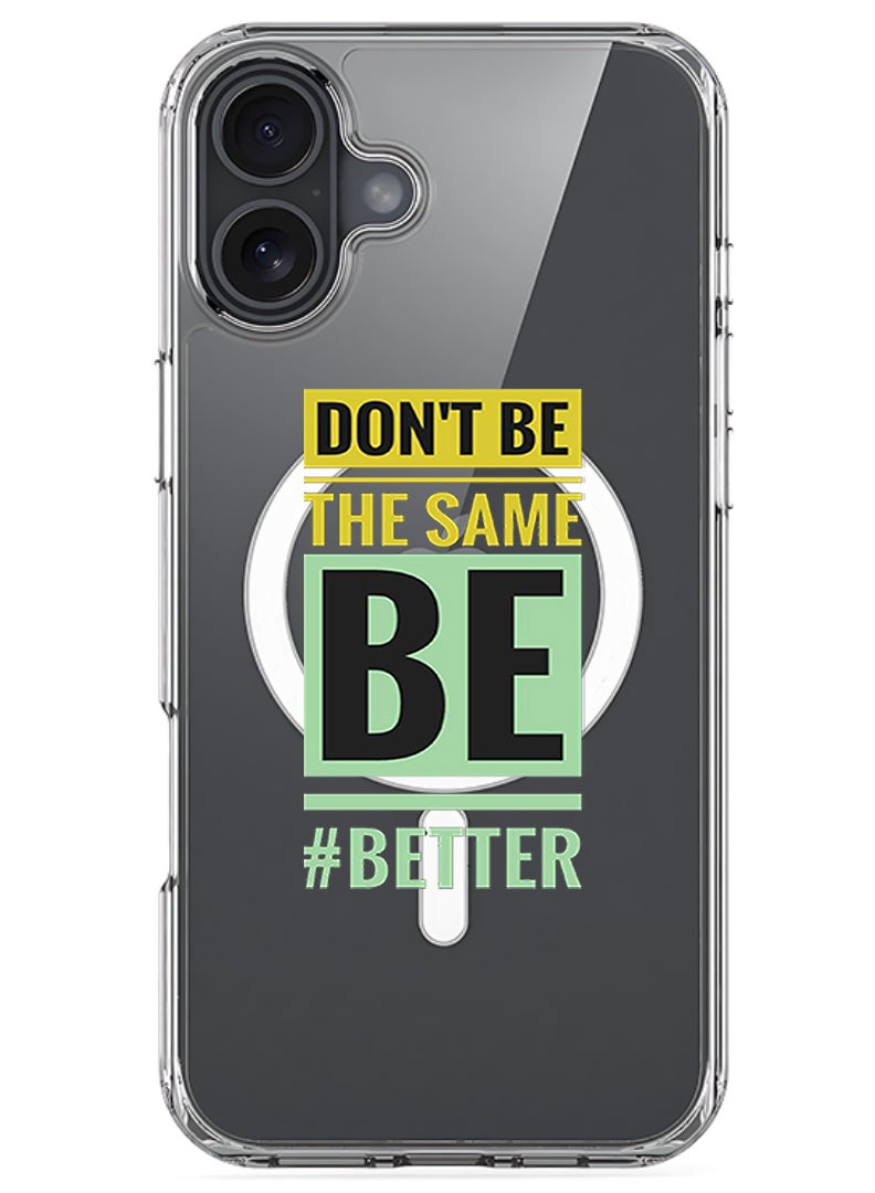 Theodor Magnetic Case for Apple iPhone 17 Compatible with MagSafe Wireless Charging, Shockproof Phone Bumper Cover - Dont be the same - Image 1