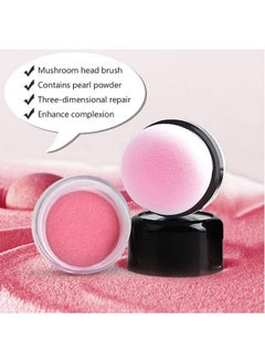 Charm Kiss Loose Powder Blush Air Cushion Blush Natural Blusher Bright Shimmer Face Blush For Cheek Highly Pigmented Blush Makeup Easy To Blend Makeup Blushin All Day Wear (02 )  - Image 5