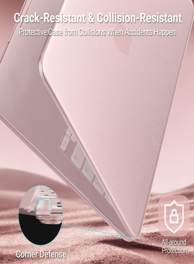 موسيسو جراب MOSISO غير لامع متوافق مع MacBook Neo مقاس 13 بوصة، لون وردي شفاف - Image 4