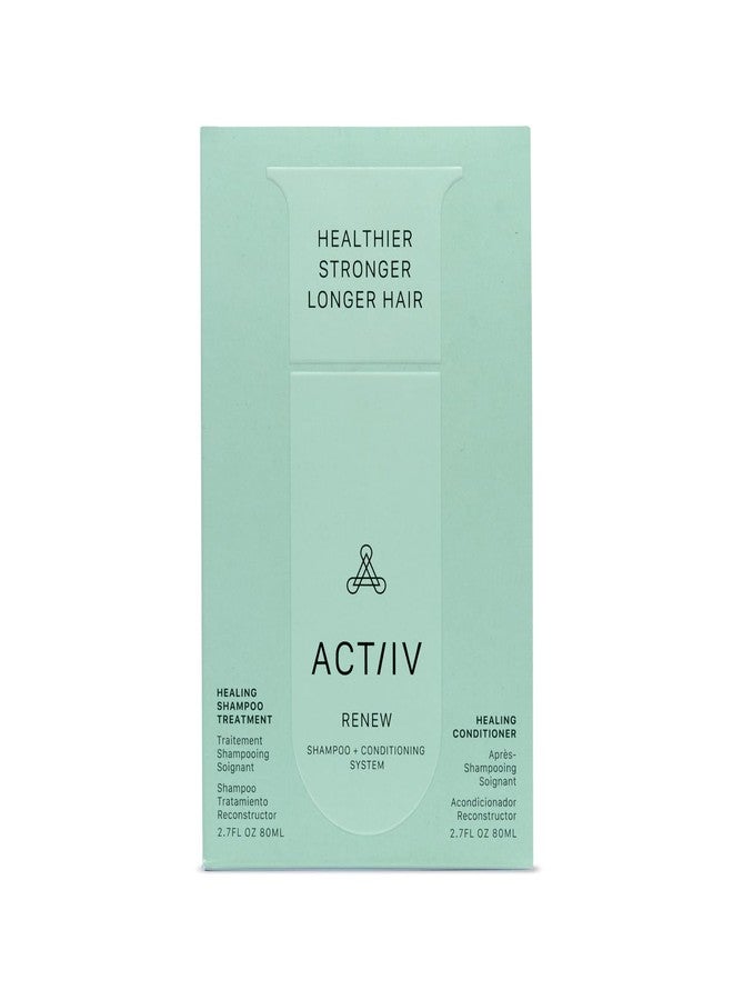 ACTIIV Renew Travel Duo |Supports Scalp Health & Appearance of Fuller, Healthier-Looking Hair, Hydrates & Nourishes, Heals Damaged & Over-Processed Hair, Plant-Based, Color-Safe, Vegan - Image 1