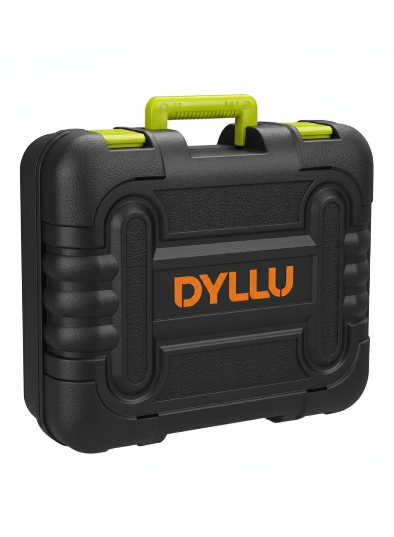 DYLLU 20V Cordless Brushless Angle Grinder 115mm (4-1/2”), 2×4.0Ah Batteries, Fast Charger & Case - Image 5