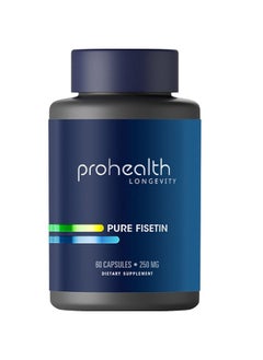 ProHealth Pure Fisetin (60 X 250 mg Capsules) - Ultra Pure Natural Fisetin Supplement for Intermittent High Dose Use. Triple 3rd Party Tested for Potency and Safety. GMP Manufactured in The USA - pzsku/Z2B6AE55812364AA37039Z/45/_/1740202703/93476069-e3d1-4470-8e86-75c8f71e3133