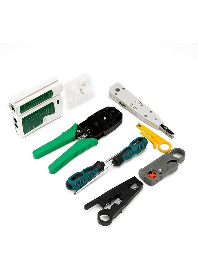 melfi Melfi 9 In 1 Professional Network Installation And Wiring Maintenance Repair Tool Kit  - Image 2