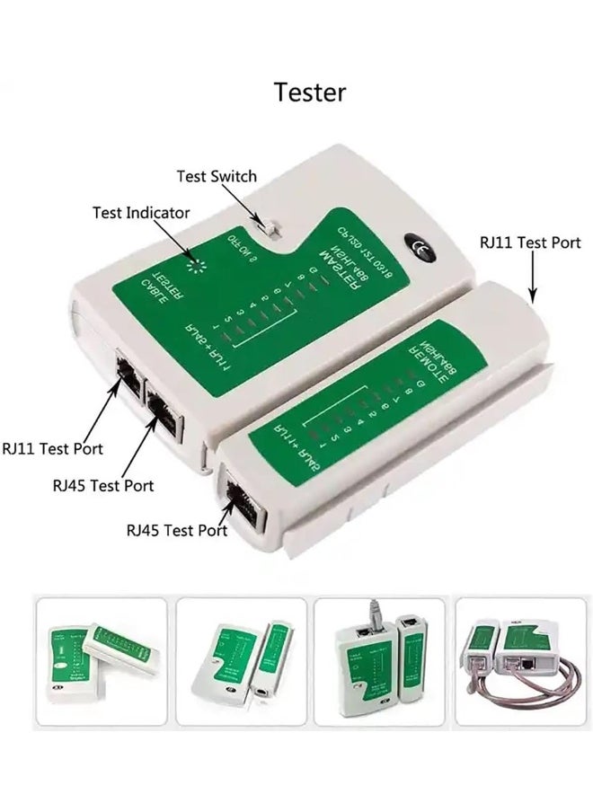 melfi Melfi 9 In 1 Professional Network Installation And Wiring Maintenance Repair Tool Kit  - Image 4