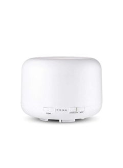 Arabest Essential Oil Diffuser Humidifier Aromatherapy Aroma Diffuser Timer And Auto Off Safety Switch 7 Led Light Colors Fragrant Oil Vaporizer Humidifier 500Ml Circular Ultrasonic Silent Air Purifier  - Image 1