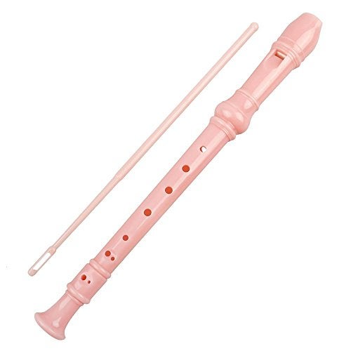 Mr.Power German Style C Key Soprano Recorder 8-Hole 3 Piece Music Musical Instruments for Beginners, Adults with Fingering Chart Cleaning Kit (Pink) - Image 4