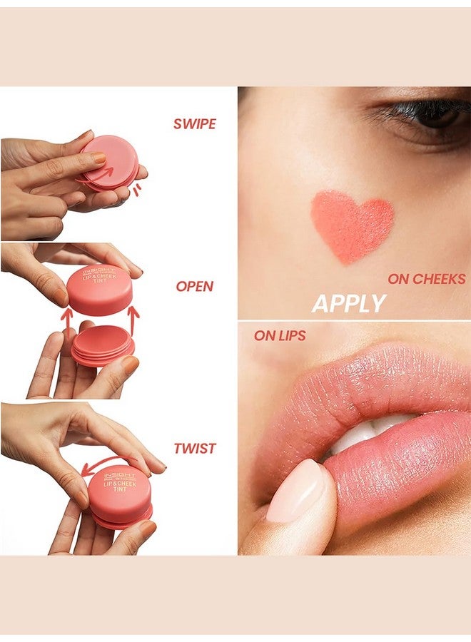 Insight Cosmetics Lip & Cheek Tint|Enriched With Vitamin E | Multipurpose|Lightweight Formula|100% Paraben Free| Long Lasting, B07-05 - Image 3