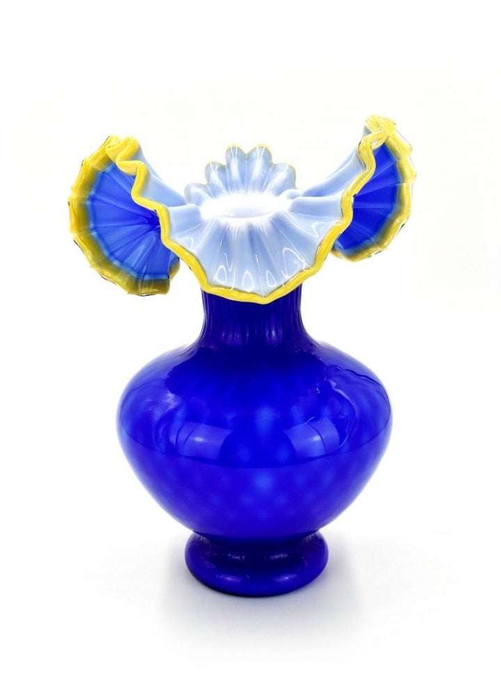 Solitaire L.T.R Blue Flower Vase||Tabletop Flower Vase for Home Decor Bedroom Living Room Office Wedding | Table Decorative Item for Festivals Birthday  - Image 2