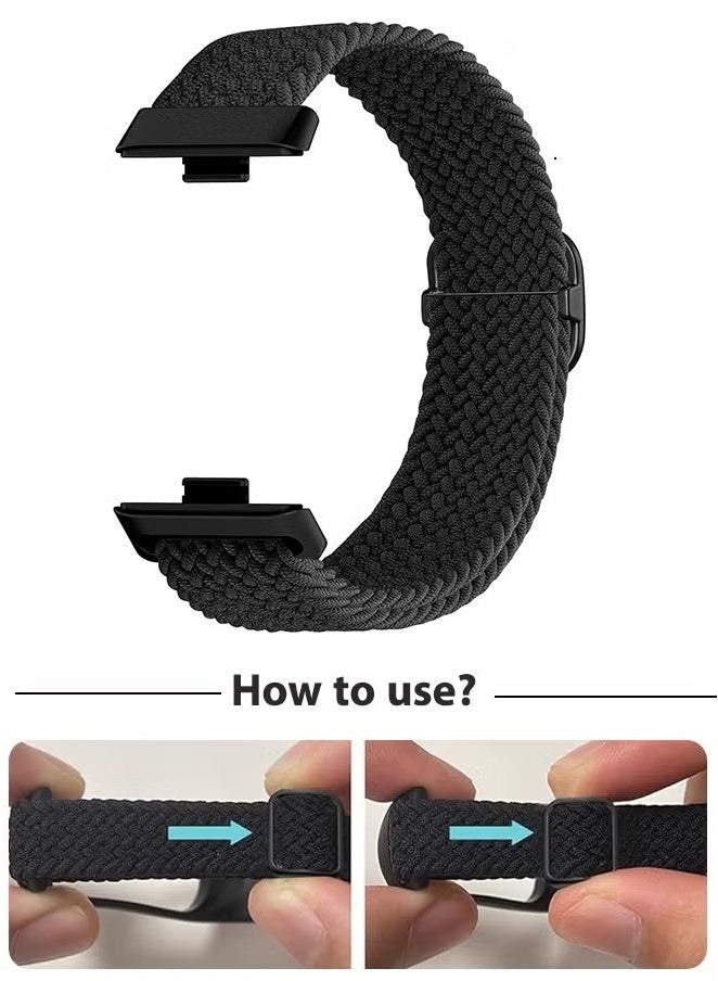 X-level 3Pcs Nylon Strap Compatible with Huawei Watch Fit 4 / 4 Pro / Fit 3 Strap, Elastic Nylon Watchband Sport Replacement Soft Band for Huawei Watch Fit 4 / 4 Pro / Fit 3 Band Smartwatch Watch bracelet  - Image 3