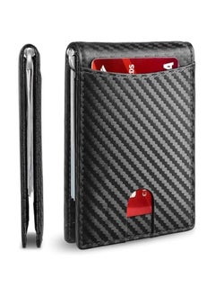 MOXO Slim Wallets for MenMy Clip Card HolderRFID BlockingMinimalist Credit Card Holder Men's Wallet Minimalist Leather Bifold Front Pocket Durable Large Capacity  - Image 1