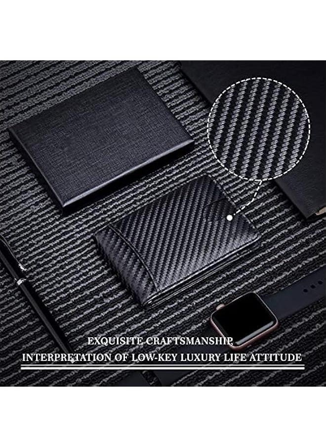 MOXO - Slim Wallets for MenMy Clip Card HolderRFID BlockingMinimalist Credit Card Holder Men's Wallet Minimalist Leather Bifold Front Pocket Durable Large Capacity - Image 1