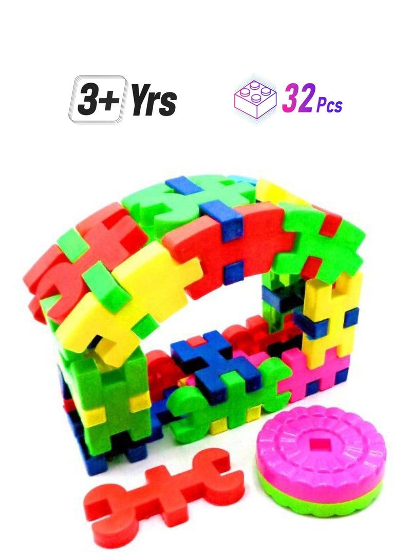 AL QADAH Building Blocks Set 32 Pieces for Limitless Imagination - Image 1