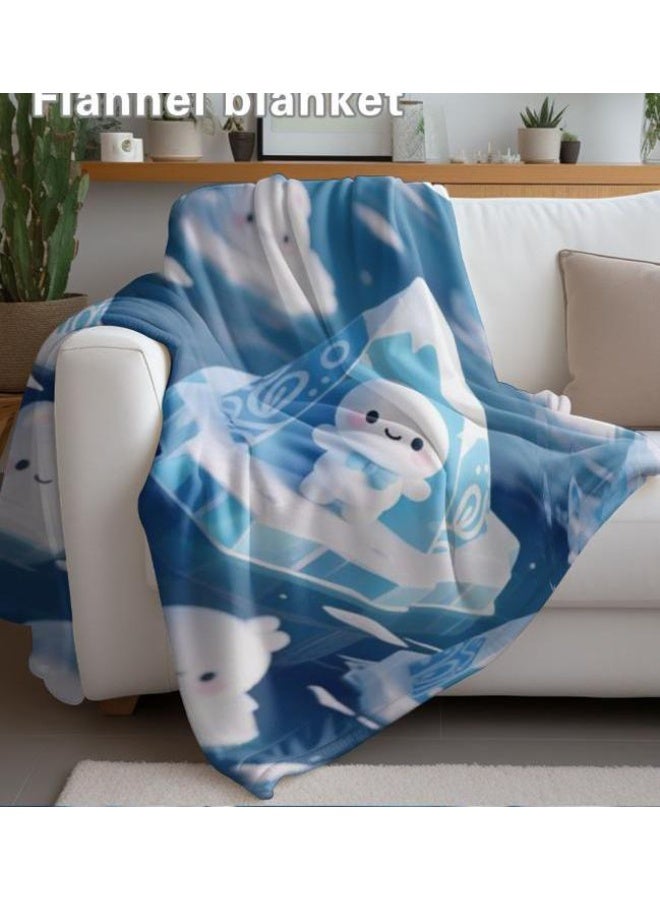 عام بطانية رقيقة من الفانيلا (حرارة ومريحة، ومناسبة للنوم واستخدام اللعبة والغبار والرمل) 150 سم * 200 سم - 753 - Image 4