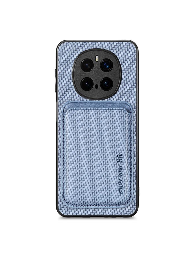 S-TOP Case For Honor Magic 7 Pro Carbon Fiber Leather Card Magsafe Phone Case - Image 1