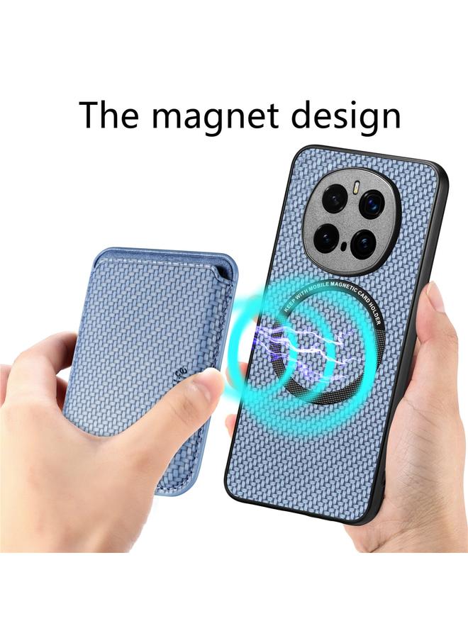S-TOP Case For Honor Magic 7 Pro Carbon Fiber Leather Card Magsafe Phone Case - Image 3