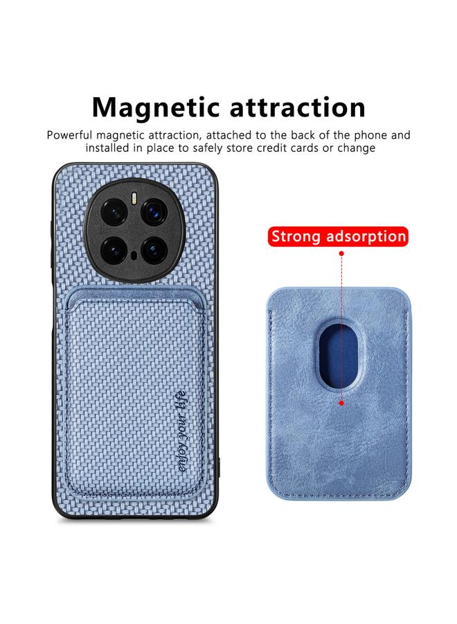 S-TOP Case For Honor Magic 7 Pro Carbon Fiber Leather Card Magsafe Phone Case - Image 2