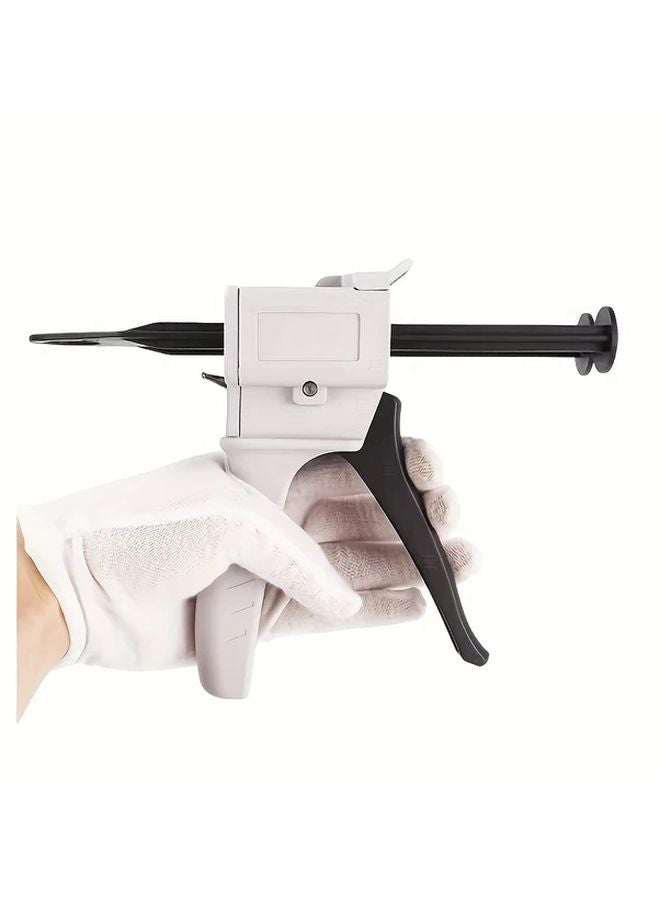 1 1 Dual Component AB Glue Gun With 10 Nozzles Epoxy Resin Adhesive Dispenser - Image 3