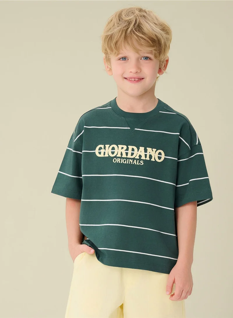 جيوردانو Kids' Oversize 90's Recall Originals Tee