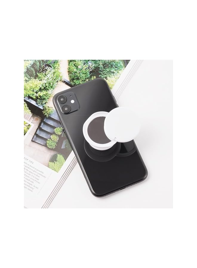 S-TOP Phone Ring Holder, 360° Rotating Grip Stand, Removable Mirror Design, Retractable Phone Holder for Mobile Devices, Universal Smartphone Accessory - Image 2