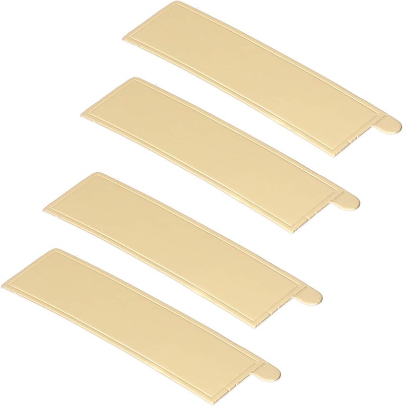 GOWENIC Gold Cake Cardboard 100PCS Rectangle Dessert Display Tray Handle Design Food Grade Safe and 5.1x1.6in for Baking Sales Activities - Image 5