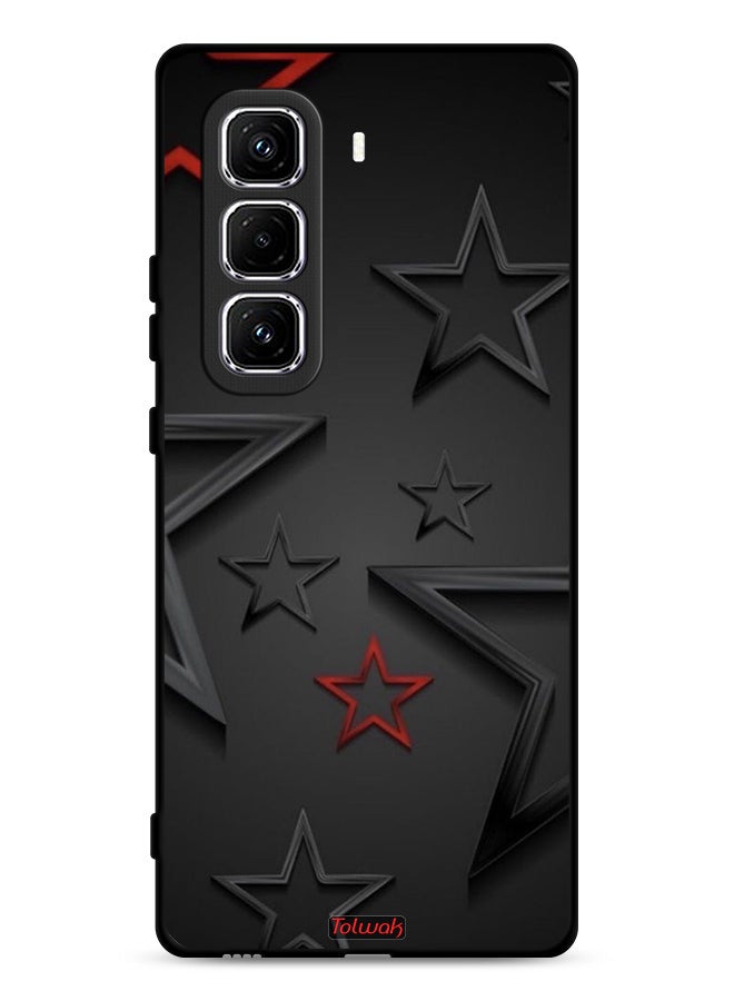 Tolwak Infinix Hot 50 Pro 4G Protective Case Cover Stars Pattern - Image 1