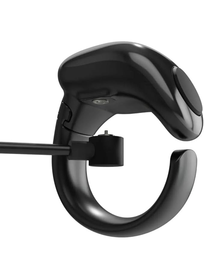 Weslamic Digital Prayer Ring, OLED Display, Magnetic Charging, 18 & 20mm, Black - Image 5