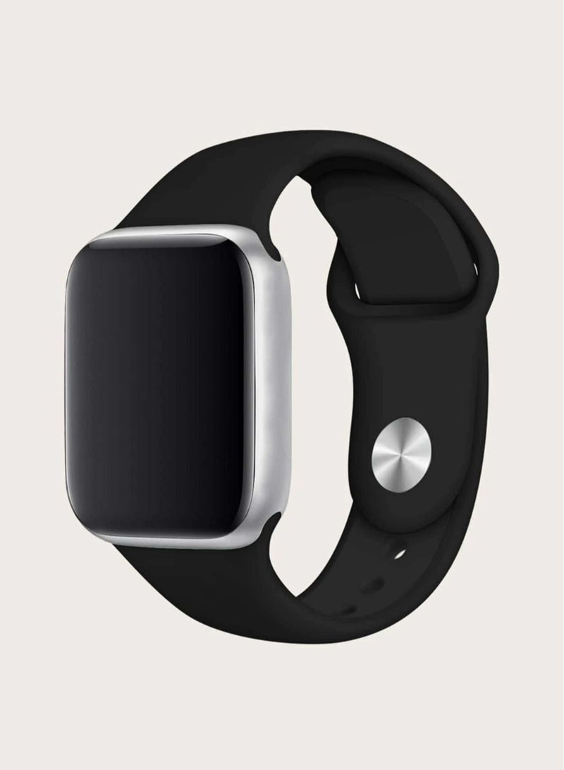 Apple Watch Band Replacement Strap For Series 5/6/7 42/44/45mm Black - Image 1