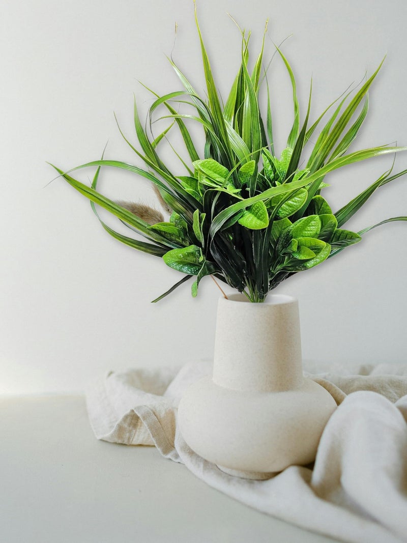 ARTSY® Artificial Plant for Home Decoration, Artificial Flowers for Gift, Office Decor, Craft and DIY, Without Vase, Green, 1 Piece, 58 cm Height - Image 1