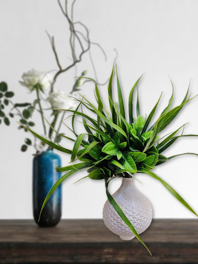ARTSY® Artificial Plant for Home Decoration, Artificial Flowers for Gift, Office Decor, Craft and DIY, Without Vase, Green, 1 Piece, 58 cm Height - Image 3