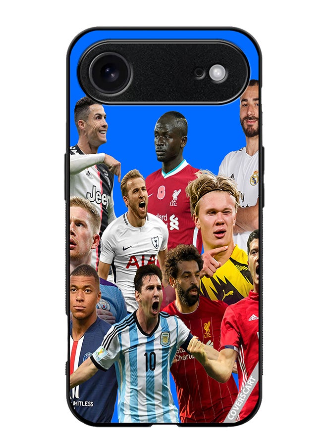 Protective Case Cover For Apple iPhone 17 Air All Football Stars Design Multicolour