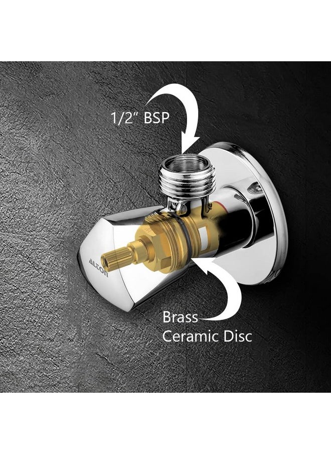 ALTON SMT1025 Brass, Angle Valve With Wall Flange, Chrome (8-Piece Set) - pzsku/Z2B6BC2CABA6E54B00921Z/45/_/1740118120/a3b4bd3f-e233-4f06-93df-a472ffa90d7e