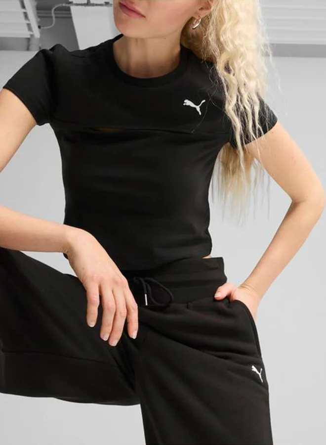 PUMA Wardrobe Essential Relaxed Wide Leg Sweatpants