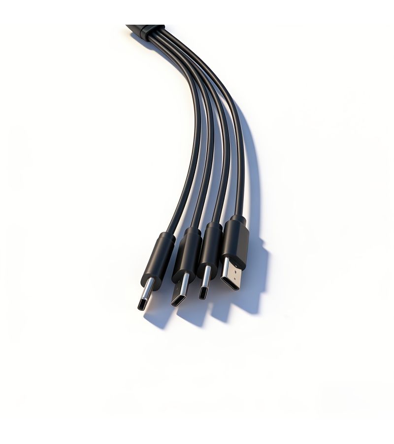كابل شحن USB إلى Type C 4 في 1 لهواتف هواوي وسامسونج وشاومي - Image 3