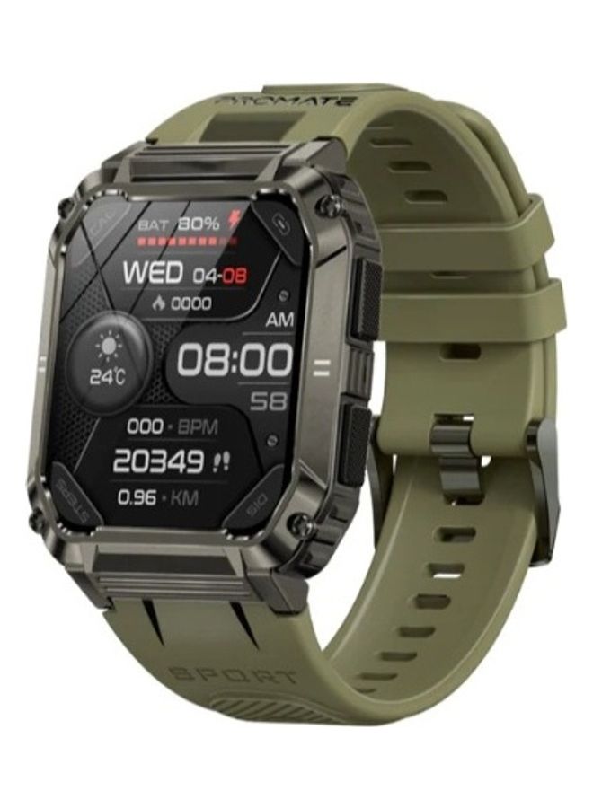 PROMATE Smartwatch XWatch-S19 with Wireless BT Calling - Mid Night Green Green - Image 1