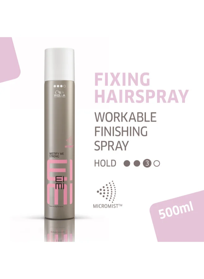 Wella Professionals Eimi Mistify Me Strong Hold Fast Drying Spray 500Ml