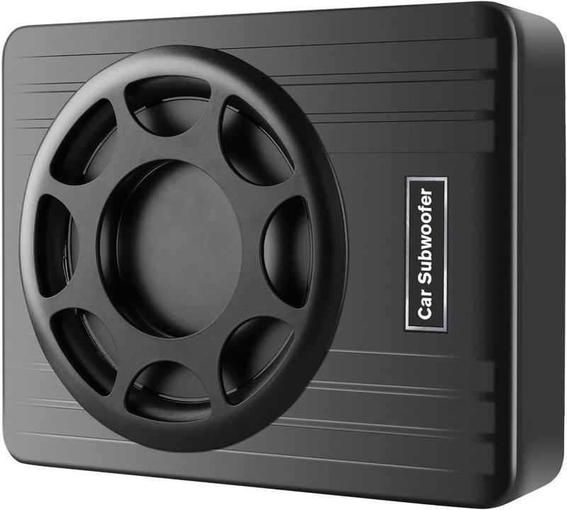 litillbuly 10 Inch 800W Slim Under Seat Car Subwoofer with Built-in Amplifier - Image 1