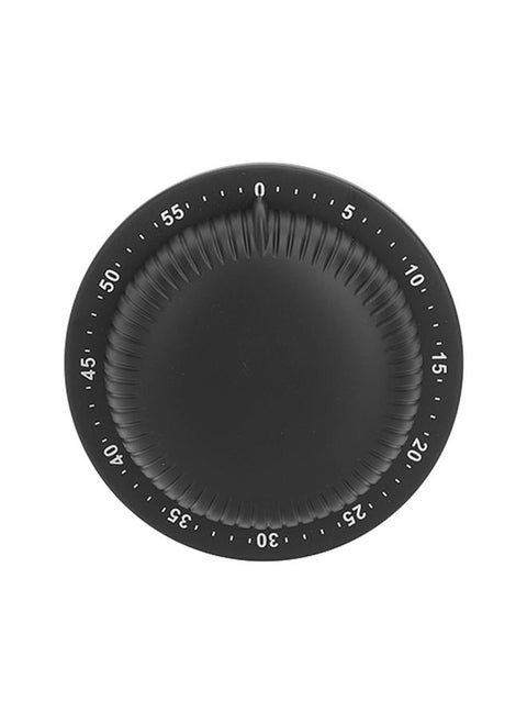 Mechanical Timer Multifunctional Accurate Scale Minimalist Black Stainless Steel Kitchen Countdown Timer