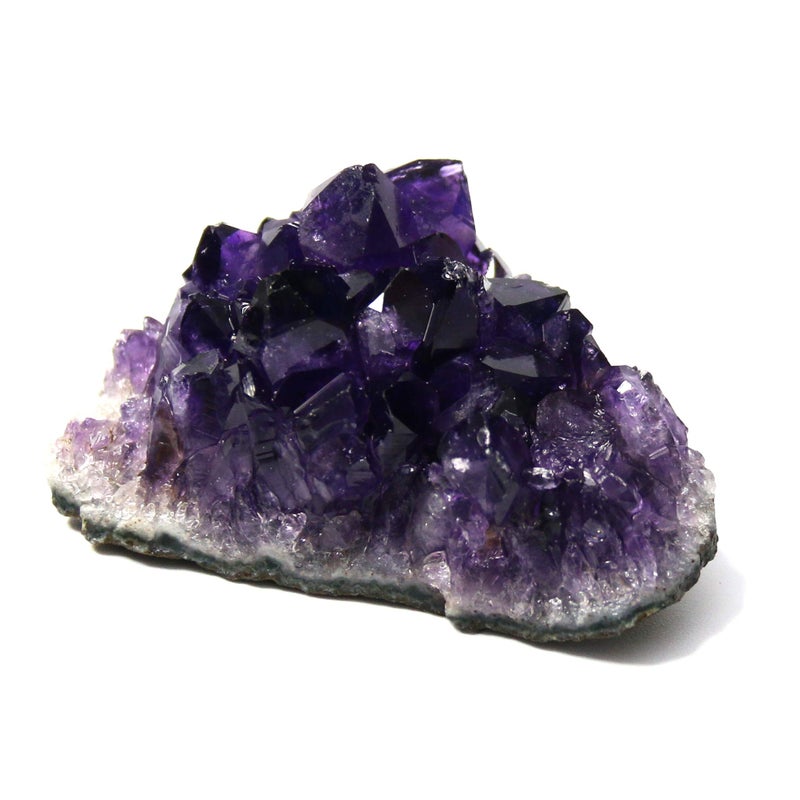 Namzi Raw Amethyst Stones and Crystals Rock, Natural Amathesis Crystal Clusters, Geodes with Crystals, Cuarzo Amatista Original, Real Amethyst Crystals Geode, Gemstones, Healing Crystals(0.11Lb) - Image 1