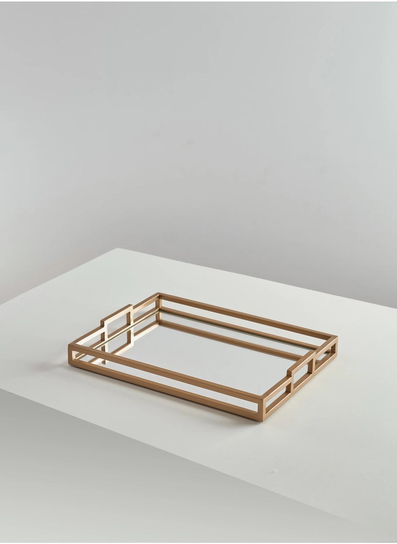 Generic - Gold Rectangular Tray - Image 1