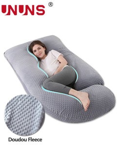 UNUNS Pregnancy Pillows,U Shaped Body Pillows For Sleeping,180cm Pregnancy Pillows With Removable Cover,Support For Back,Hips,Legs,Belly For Pregnant Women  - Image 2