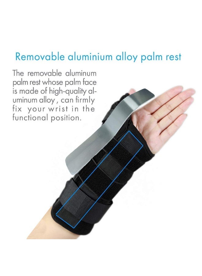 Medium Wrist Brace with Thumb Spica Splint – Adjustable Support for Carpal Tunnel, Tendonitis & Arthritis Relief - Image 5
