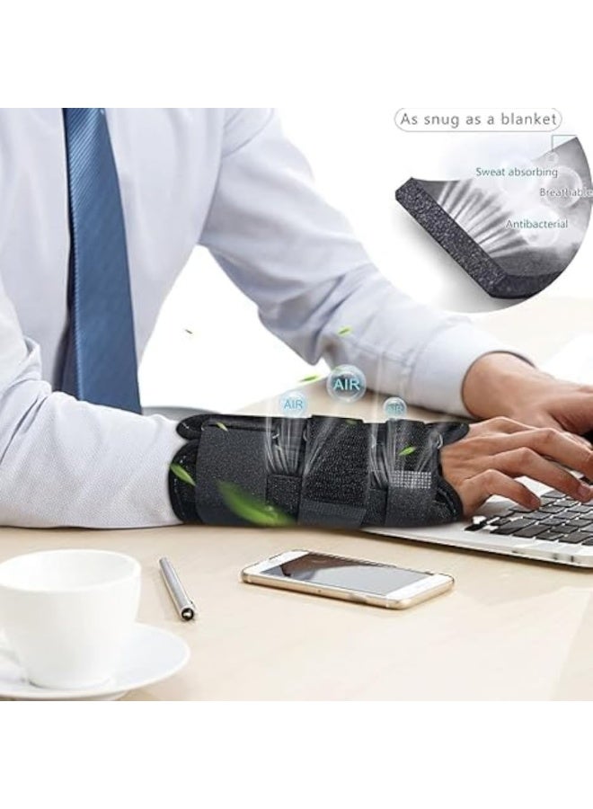 Medium Wrist Brace with Thumb Spica Splint – Adjustable Support for Carpal Tunnel, Tendonitis & Arthritis Relief - Image 2