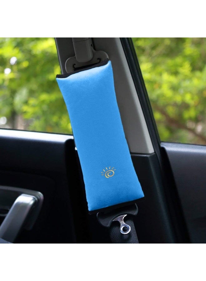 COFFLED 2PC Seat Belt Pillow for Kids, Baby Seatbelt Pillow, Seat Belt Pillows for Toddler Travel, Kids Travel Seat Belt Pillow, Kids Seatbelt Pillow for Booster - Image 5