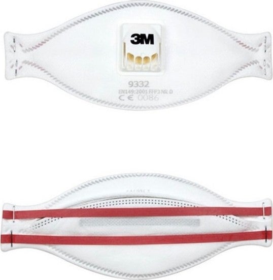 9332 N99/95 Ffp3 Dust and Respirator Mask in 5 Single Hygienic Package