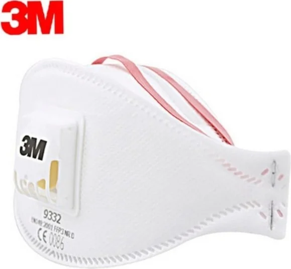 ثري ام 9332 N99/95 Ffp3 Dust and Respirator Mask in 5 Single Hygienic Package