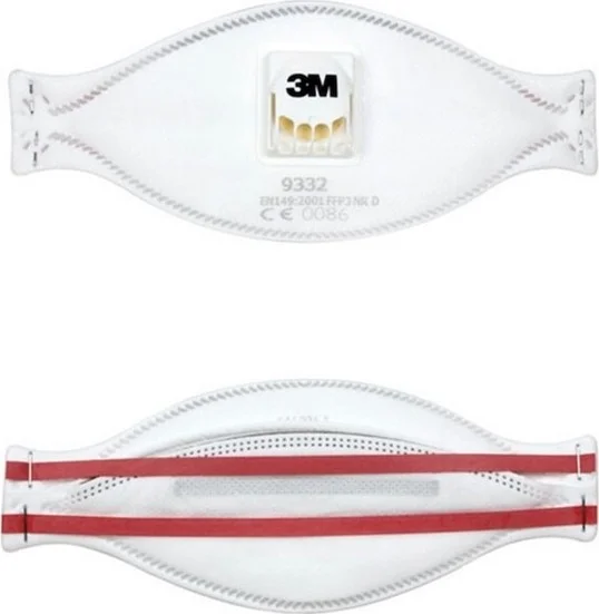 ثري ام 9332 N99/95 Ffp3 Dust and Respirator Mask in 5 Single Hygienic Package