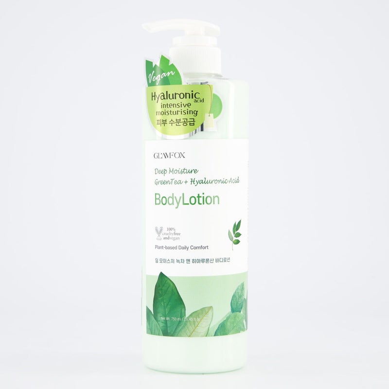 Deep Moisture Green Tea Hyaluronic Acid Body Lotion 750mL KBeauty